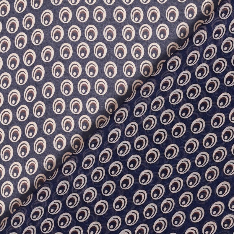 Chiffon œil de paon – bleu marine/bleu marine, image number 4