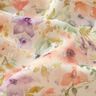 Tissu viscose Dobby Mer de fleurs aquarelle impression numérique – ivoire/lavande,  thumbnail number 2