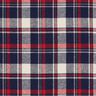 Flanelle coton Carreaux – bleu noir/carmin,  thumbnail number 1