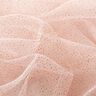 Tissu tulle scintillant – rose clair/or,  thumbnail number 3