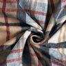 Tissu manteau tartan gratté – bleu clair/beige,  thumbnail number 3
