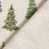 Tissu de décoration Semi-panama Sapins subtils – nature/vert,  thumbnail number 4