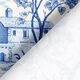 Tissu de décoration Canvas Antiquités 280 cm – bleu roi/blanc,  thumbnail number 4