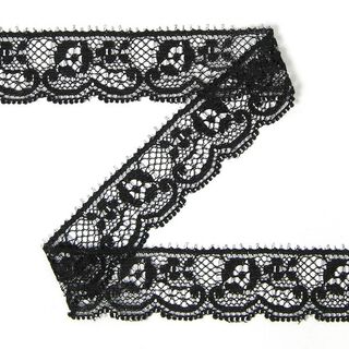 Ruban de dentelle  - noir, 