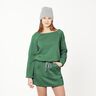 Sweatshirt gratté – vert foncé,  thumbnail number 7