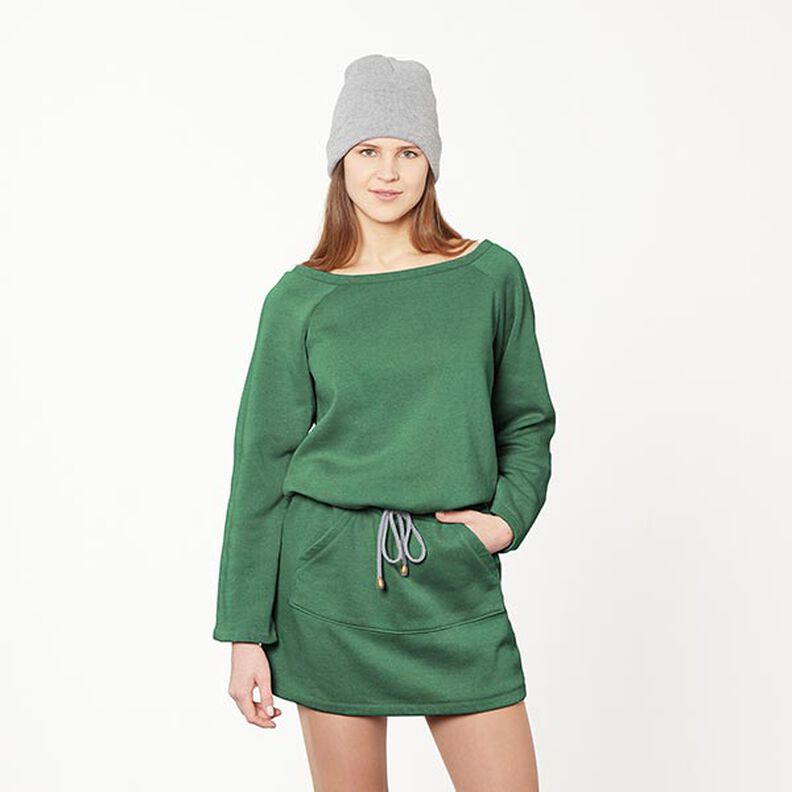 Sweatshirt gratté – vert foncé, image number 7