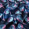 Jersey coton Pissenlits | Glitzerpüppi – bleu nuit/pourpre,  thumbnail number 2