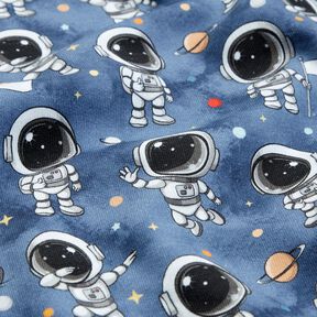 Sweatshirt gratté astronautes cools Impression numérique – gris bleu, 