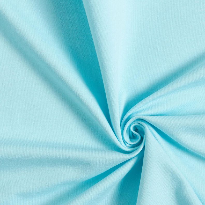 French Terry léger uni – bleu glacier,  image number 1