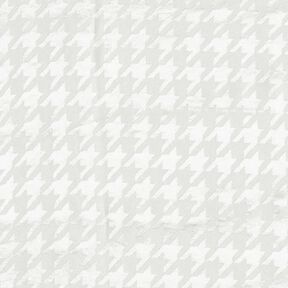Jacquard Tissu Pepita – blanc, 