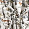 Popeline coton Renard dans la forêt Impression numérique – blanc,  thumbnail number 3
