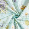 Tissu en coton Popeline Fleurs sauvages – menthe clair/lavande,  thumbnail number 3