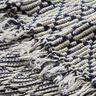Grandes mailles de coton Losanges – blanc/bleu marine,  thumbnail number 5