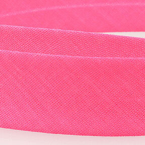 Biais Polycotton [20 mm] – rose néon, 