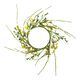 Couronne de fleurs décorative avec baies [Ø11 cm/ 39 cm] – blanc/vert,  thumbnail number 1
