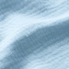 Tissu double gaze de coton – bleu bébé, 