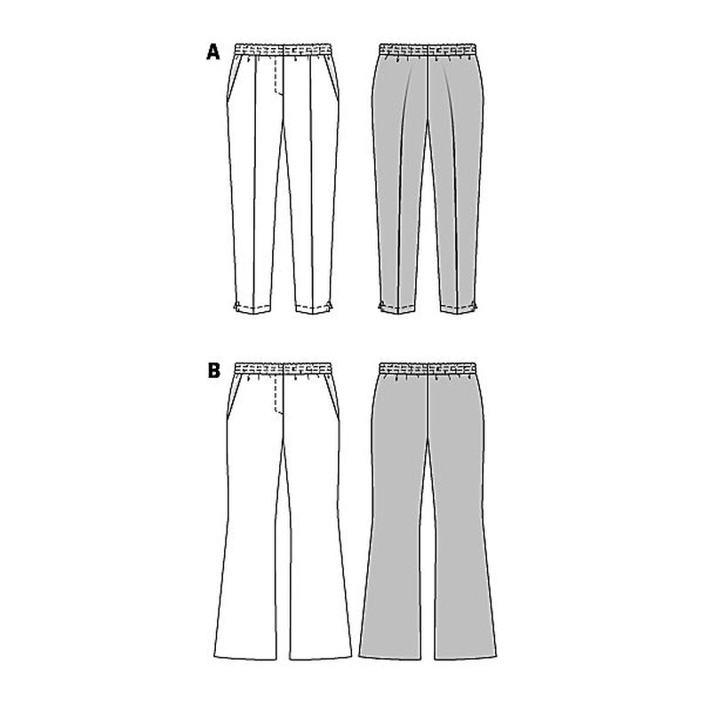 Pantalon / pantalon à enfiler, Burda 6859,  image number 3