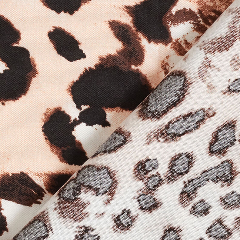 Tissu en viscose Motif léopard – rosé,  image number 4