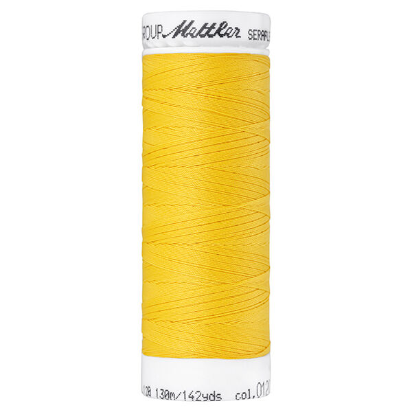 Fil à coudre Seraflex pour coutures élastiques (0120) | 130 m | Mettler – jaune soleil,  image number 1