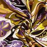 Tissu viscose Fleurs rétro – olive/lilas,  thumbnail number 3