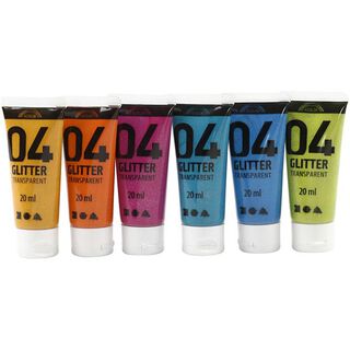 A-Color Peinture acrylique, Paillettes [ 6Pièces ], 