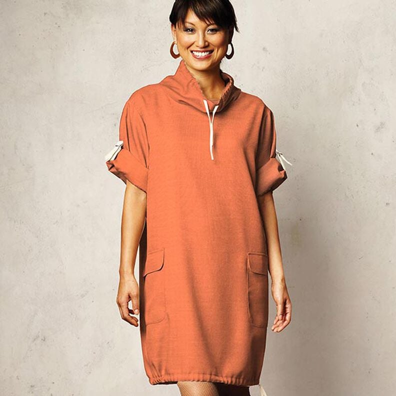 French Terry léger uni – brun faon,  image number 9