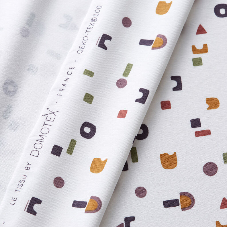 Jersey coton Blocs de construction – ivoire, image number 3