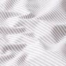 Popeline coton Rayures, teints en fil – gris/blanc,  thumbnail number 2