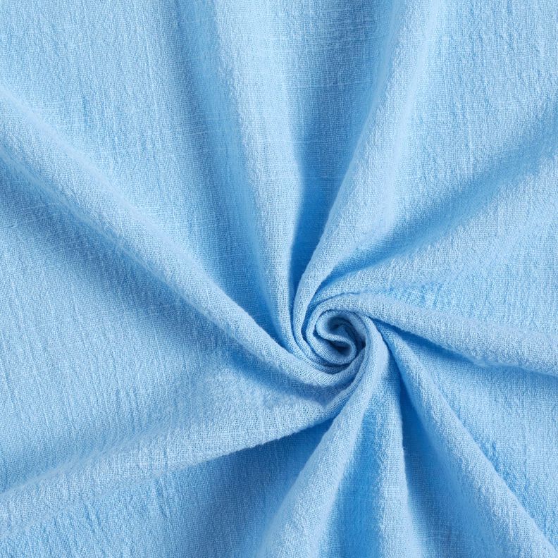 Tissu en coton aspect lin – bleu clair,  image number 1