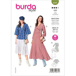 Robe / Chemisier, Burda 6040 | 34 - 44, 