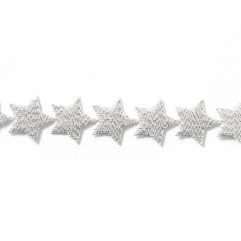 Guirlande étoiles autocollante [20 mm] - argent métalliqueé,  image number 1