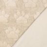Polaire douillet Pattes de chien – beige clair,  thumbnail number 4
