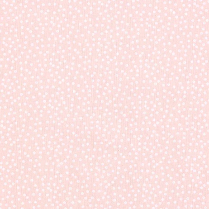 Tissu en coton Cretonne points irréguliers – rosé,  image number 1