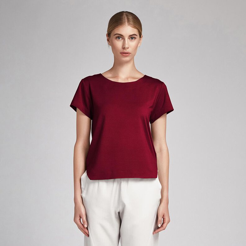 Jersey romanite Premium – rouge bordeaux, image number 5