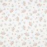 GOTS Tissu double gaze de coton Jolies petites fleurs  | Poppy Fabrics – ivoire/orange,  thumbnail number 1
