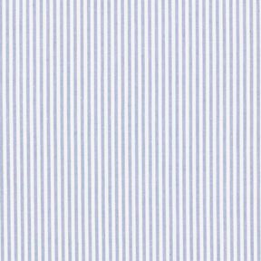 Popeline coton Rayures, teints en fil – bleu jean/blanc, 