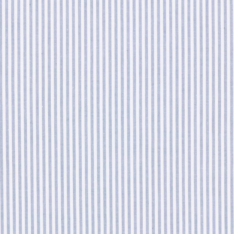 Popeline coton Rayures, teints en fil – bleu jean/blanc,  image number 1