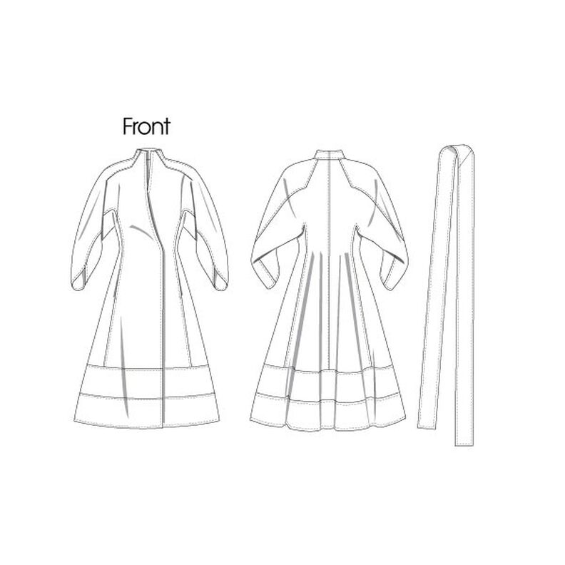 Robe kimono de Ralph Rucci, Vogue 1239 | 32 - 38,  image number 7