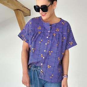 FRAU SUZY - Chemisier ample à manches courtes et volants, Studio Schnittreif | XS - XXL, 