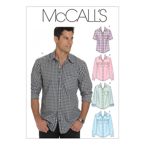 Chemise homme, McCalls 6044 | 34 - 44 | 46 - 56,  image number 1