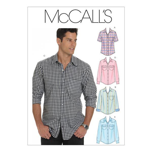 Chemise homme, McCalls 6044 | 34 - 44 | 46 - 56, image number 1