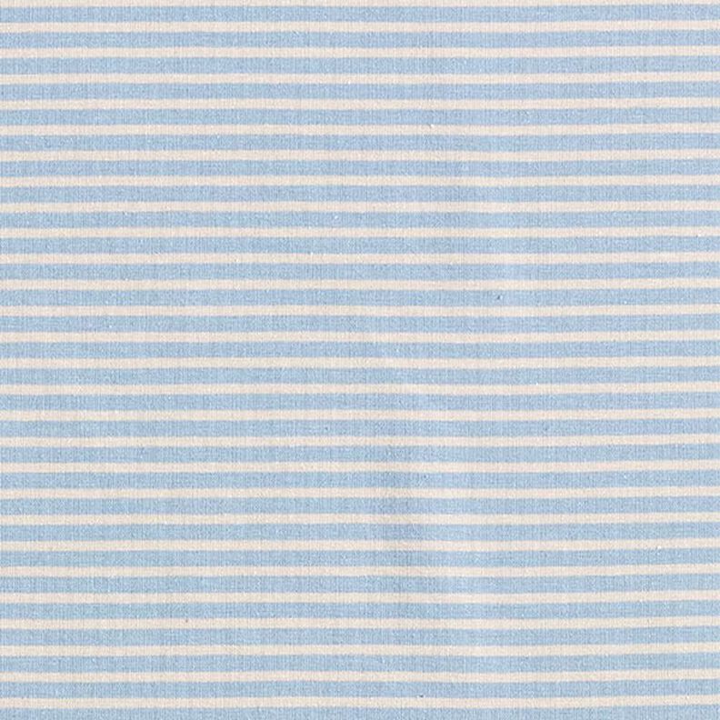Jersey de coton Fines rayures – noix de cajou/bleu clair,  image number 1