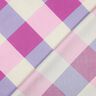 Satin de coton Large Gingham | Nerida Hansen – violet pastel/écru,  thumbnail number 4