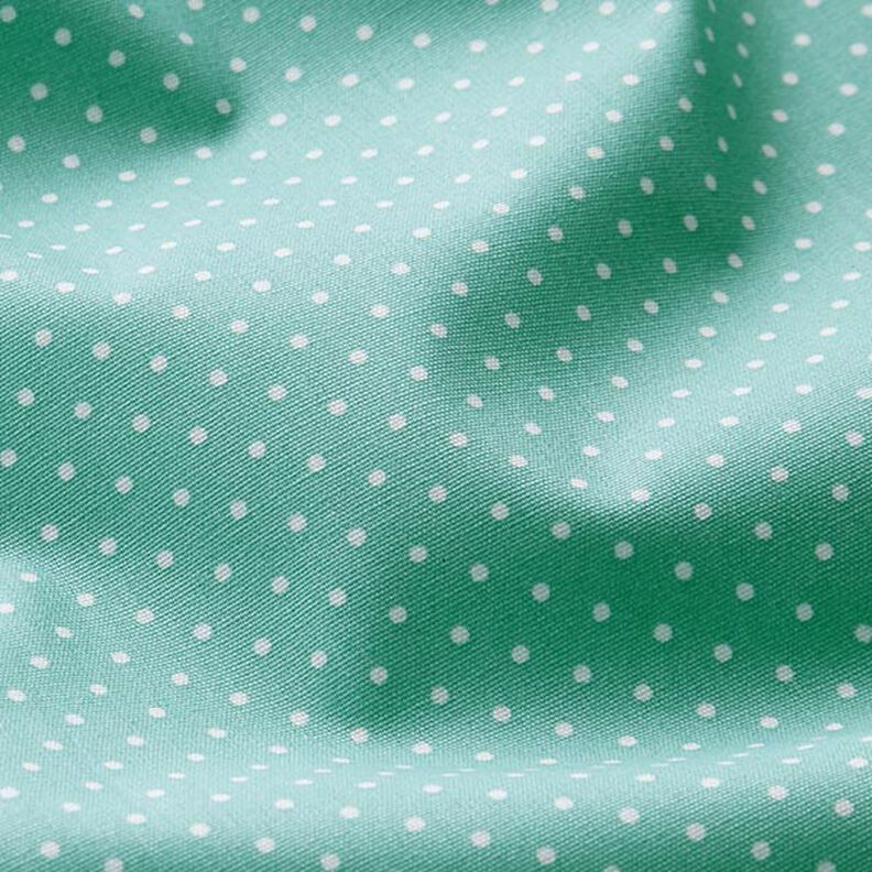 Coton enduit petits pois – bleu aqua,  image number 3