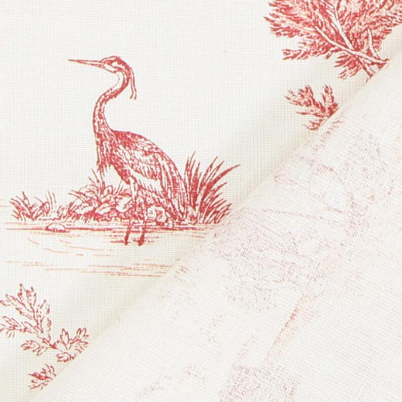 Tissu en coton Mini Pastorale 280 cm – rouge,  image number 3