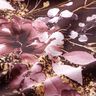 Jersey coton Tissu bordure Fleurs en paillettes dorées | Glitzerpüppi – rouge bordeaux/lilas pastel,  thumbnail number 7