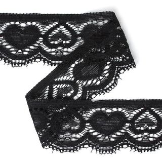 Dentelle petits cœurs élastique 2, 