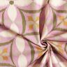 Tissu de décoration Canvas aspect grande broderie – violet pastel/beige clair,  thumbnail number 3