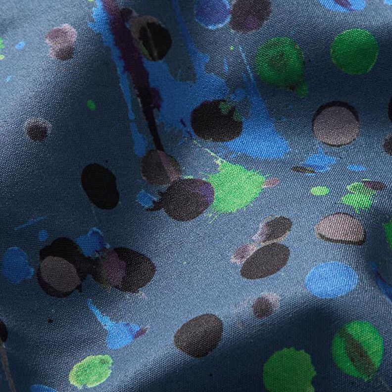 Softshell Biscuits en cours d’exécution Impression numérique – bleu jean/vert herbe,  image number 3