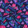 Tissu viscose LENZING™ ECOVERO™ Amira Floral | Nerida Hansen – bleu nuit/rose intense,  thumbnail number 3